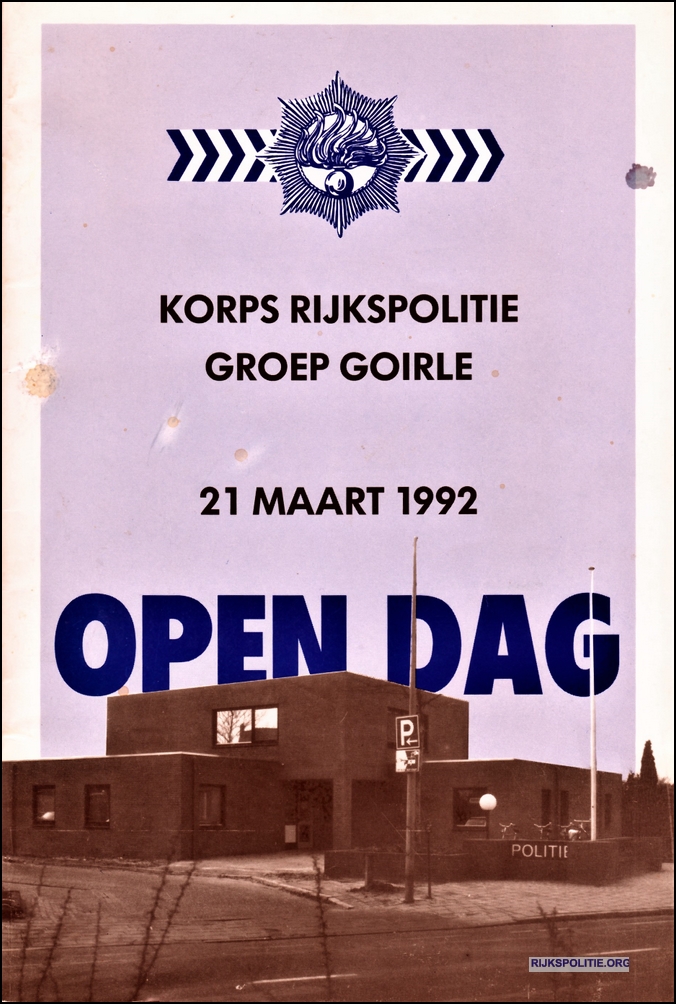 GRP Goirle Boekje 1992 D Eras 0Voorblad Open dag bw(7V)