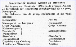 GRP Ameide 15 10 1959 samenvoeging Ameide rn Streefkerk bw [LV]