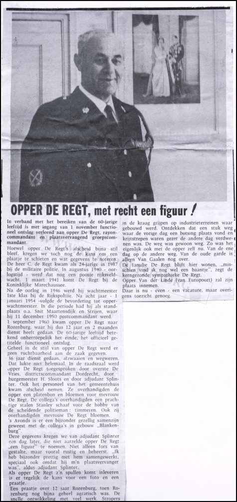 GRP Rozenburg oudnieuws 1972 Splinter  bw(WM) (7V)