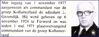 GRP Kollmerland 1977 Gcdt. L. Groendijk  bw [LV]