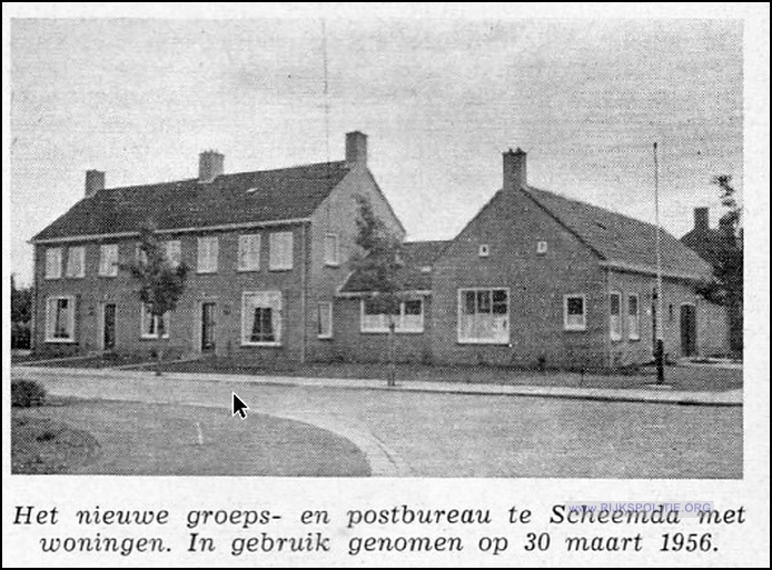 GRP Scheemda 1956 Groepsbureau Parklaan 97 bw(7V)