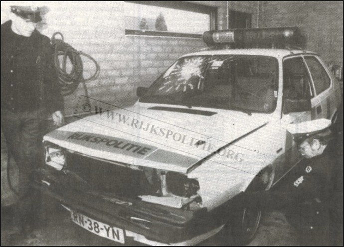 GRP WZ Vlaanderen Oostburg 1987 Meeuwen GRP  schietpartij1  bw(WM) (7V)