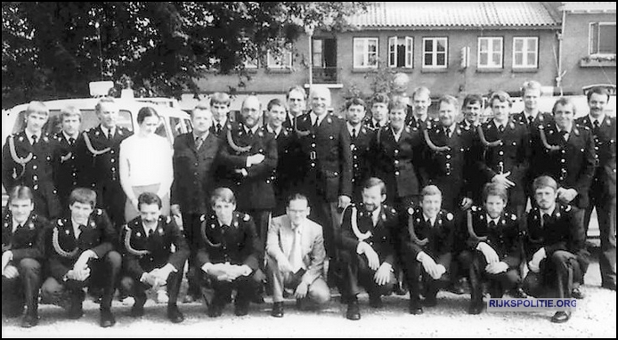 GRP Bergh 1981 Groepsfoto Vieberink bw(7V)