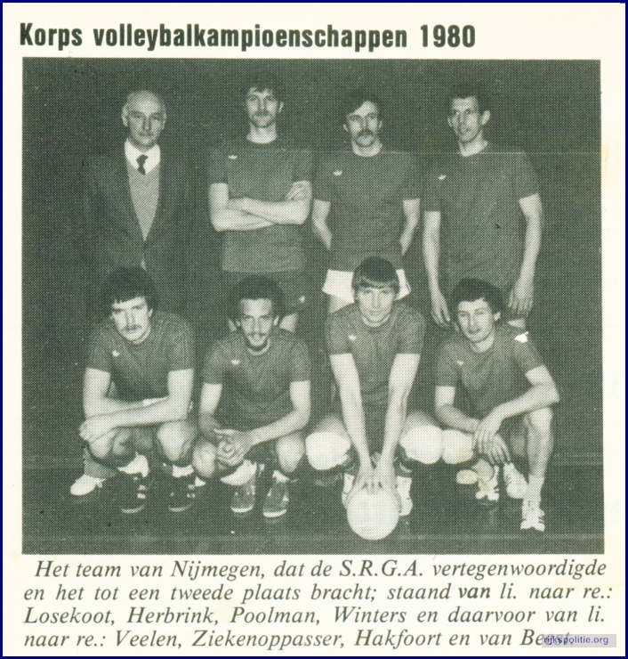 GRP Wijchen hb10 de (bijna)kampioenen (1980) (V)