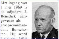 GRP Bunschoten 1969 Gcdt. Benedick  bw [LV]