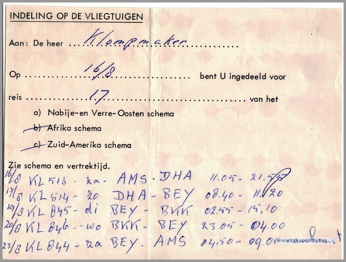 RPalgemeen Piet Klompmaker KLM (1)(7V)
