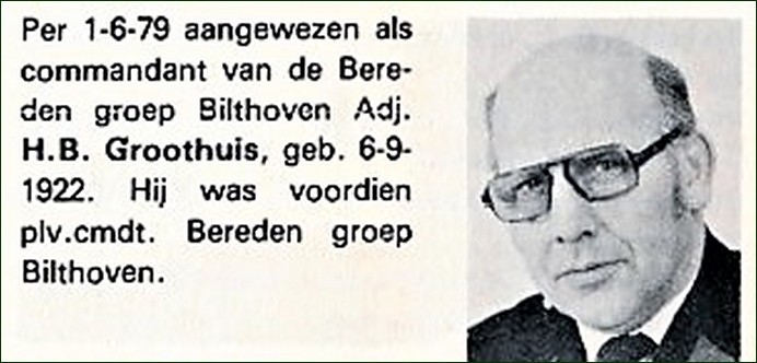 Bereden Bilthoven 1979 Gcdt Groothuis bw(7V)