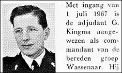 RPG Beredenen Wassenaar 1967 Cdt Kingma bw(7V)