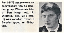 RPG Beredenen Wassenaar 1979 Cdt Dijkstra bw(7V)