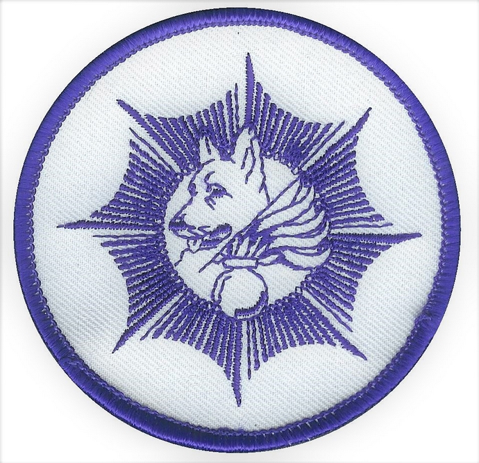 RP Speurhondenschool badge bw(7V)