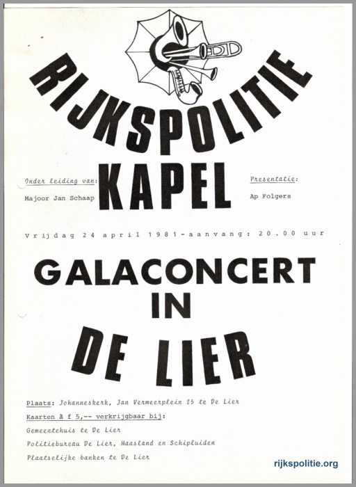 RPGRP De Lier CD 4 Opening Bureau De Lier Gala Concert RP Kapel(7V)