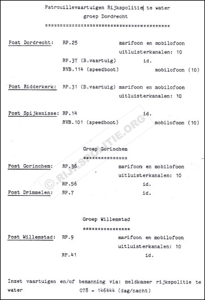 RPtW GRP Dordrecht 1982 overzicht   bw (WM) (7V)
